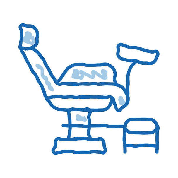 ogólny krzesło doodle ikona ręcznie rysowane ilustracja - Wektor, obraz
