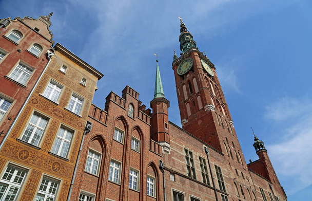 15. yüzyıl belediye binası - Gdansk, Polonya - Fotoğraf, Görsel