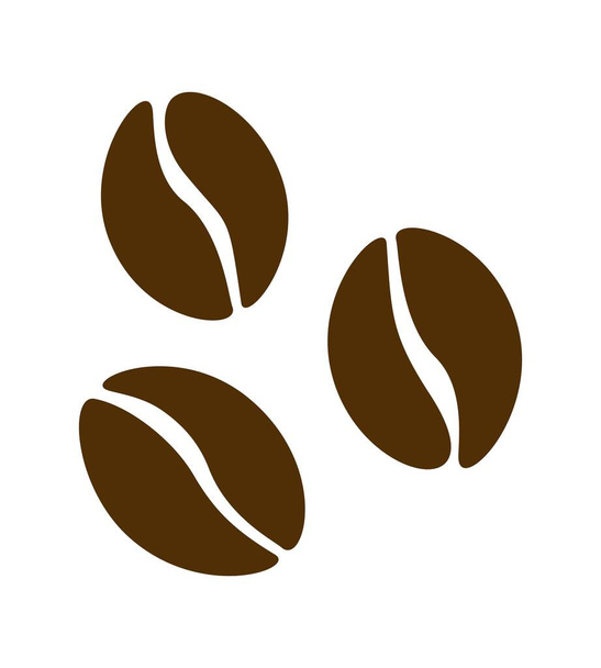 SILHOUETTE COFFEE BEANS, COFFEA ARABICA - Photo, Image