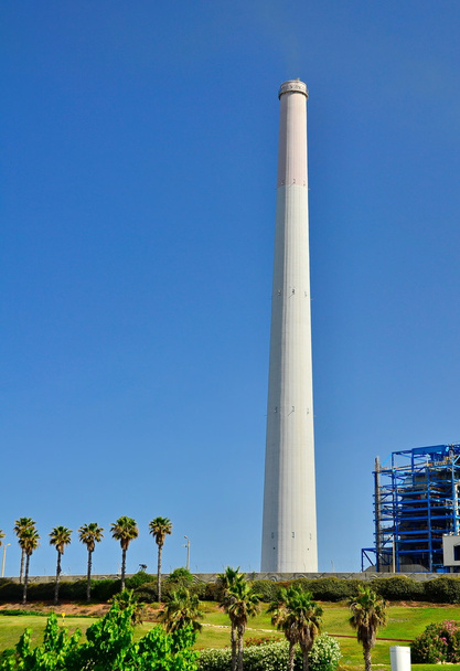 Central eléctrica em Israel
 - Foto, Imagem