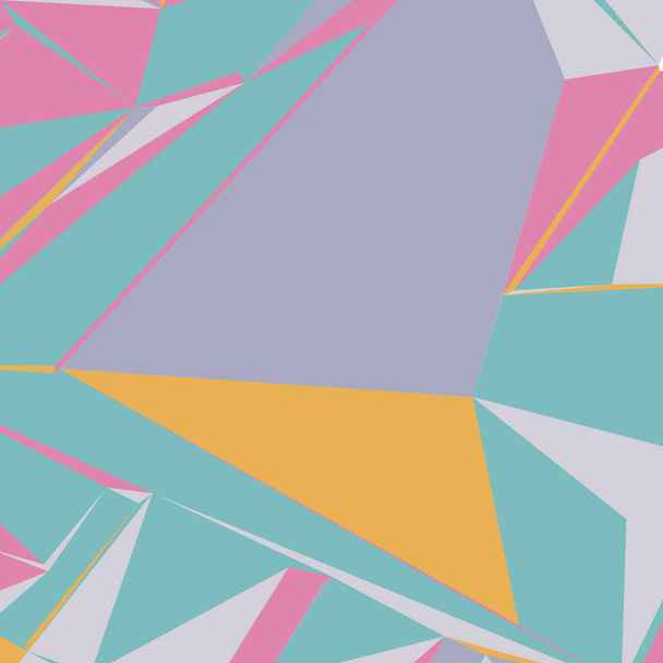 Abstract background with colorful triangles for magazines, booklets or mobile phone lock screen - Vektor, kép