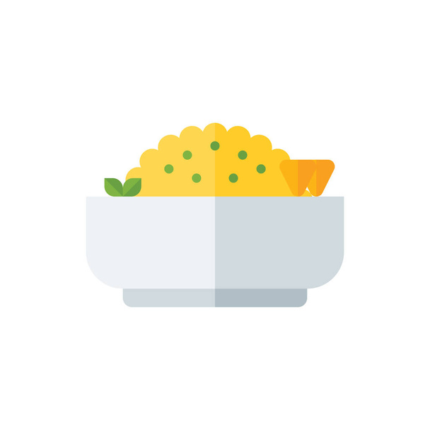 Фишки, плоская икона, вектор изоляции. Мексиканская еда и ресторан Icon-Set. Подходит для веб-дизайна, приложений и расширения бизнеса. - Вектор,изображение