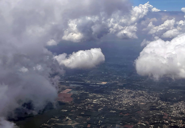 Cidade de Ho Chi Minh vista do avião - Foto, Imagem