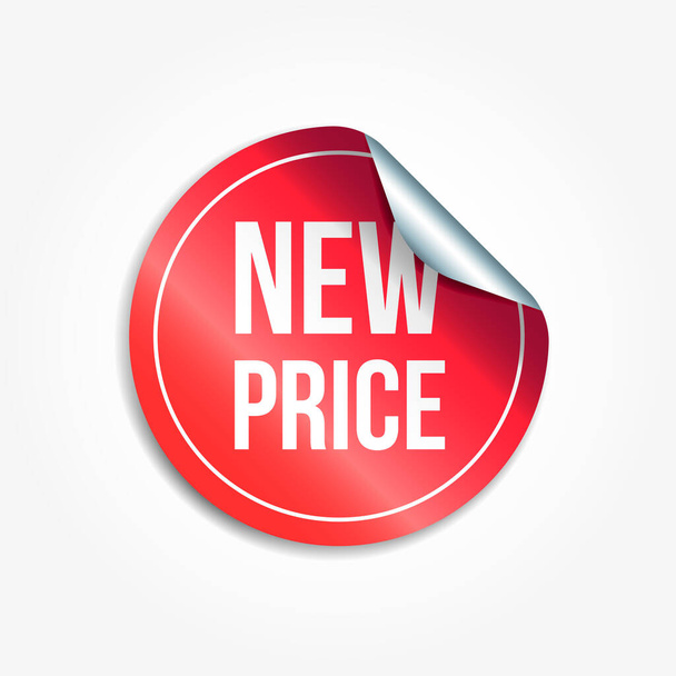 Nuevo precio Compras Vector etiqueta engomada - Vector, imagen