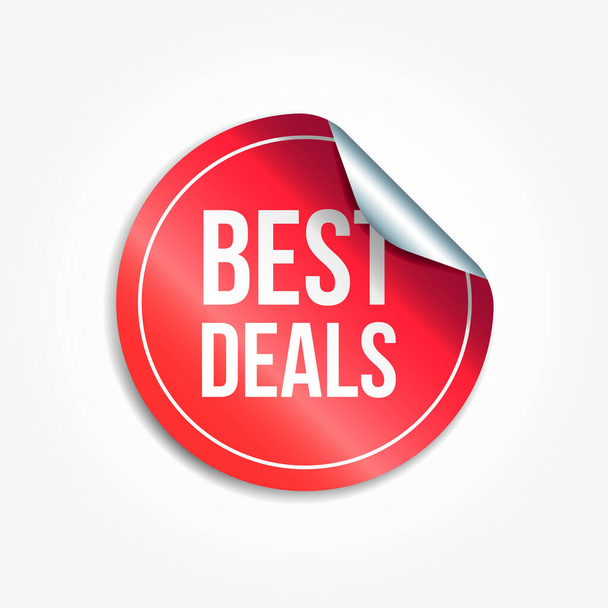 Best Deals Shopping Vector Sticker - Vector, afbeelding
