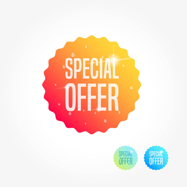 Special Offer Commercial Shopping Label - Vector, Image
