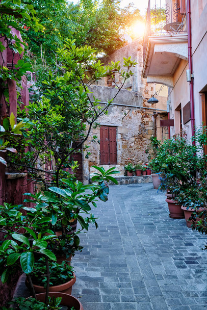 Ruas pitorescas da cidade veneziana de Chania. Chania, Creete, Grécia - Foto, Imagem