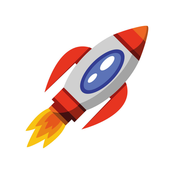 launching spaceship explore - Vector, Image