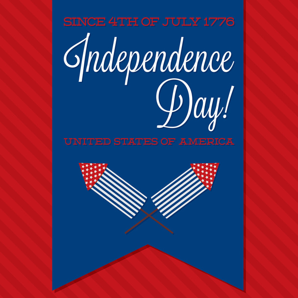 Independence Day card - Vecteur, image