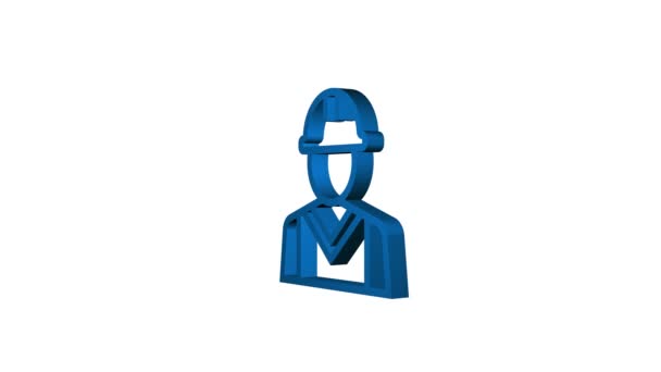 Outline web icons set. Construction and home repair tools, building. Work safety. Motion graphics - Video