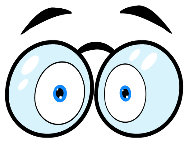 メガネの目のペア - 写真・画像