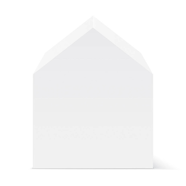 Белый дом 3D вектор значок, изолированный. - Вектор,изображение