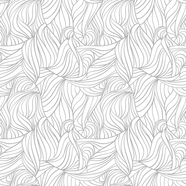 Abstract vector seamless hand drawn lines background - Вектор,изображение