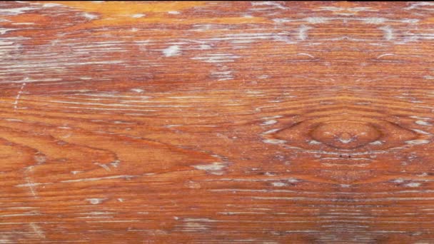 Holzstruktur. Vintage-Hintergrund. Holzwand und Tisch. Kamerabewegung von rechts nach links - Filmmaterial, Video