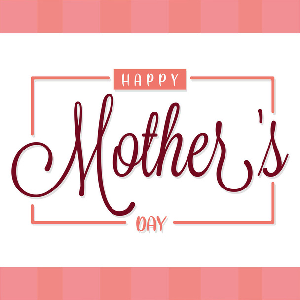 Isolated badge with text Mother day - ベクター画像