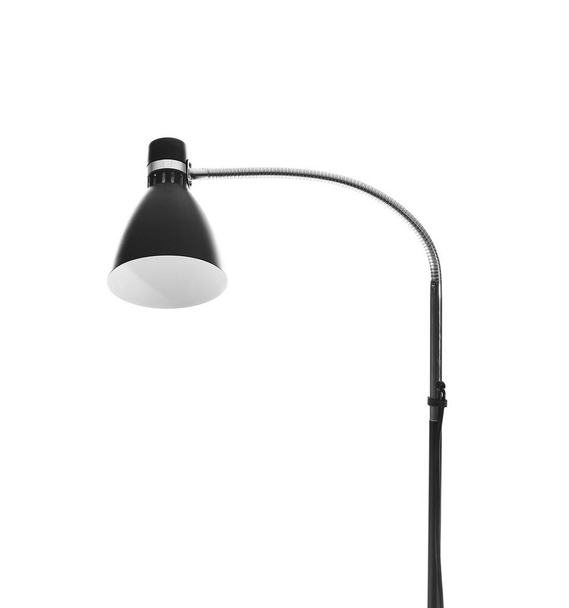 Stilvolle Lampe auf weißem Hintergrund - Foto, Bild