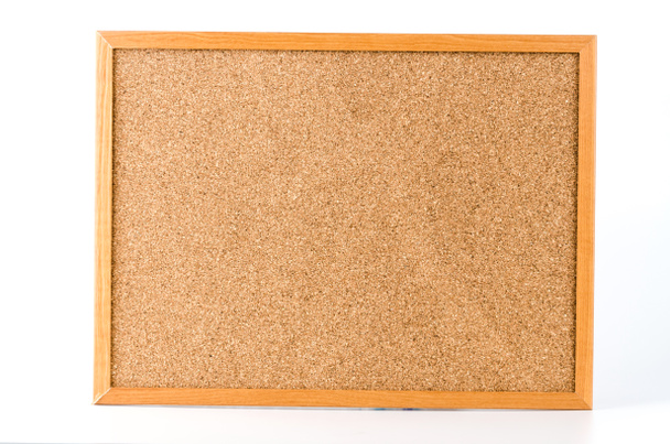 Cork board geïsoleerd witte achtergrond - Foto, afbeelding