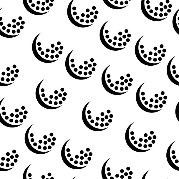 Nahtloses Muster von Silhouetten von Golfbällen, abstrakter Hintergrund von Flecken Vektor Illustration - Vektor, Bild