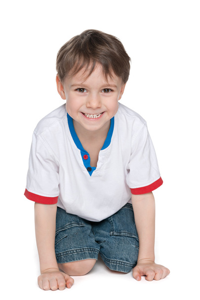 Cheerful little boy - Foto, afbeelding