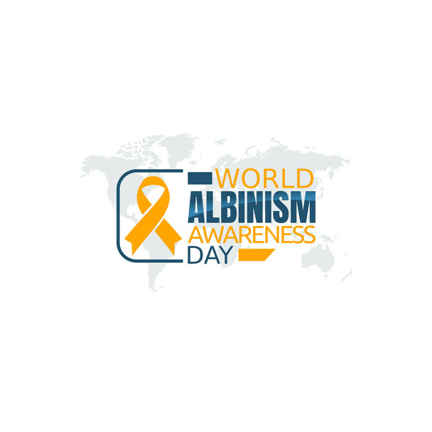vector graphic of world albinism awareness day good for world albinism awareness day celebration. flat design. flyer design.flat illustration. - Vector, Image