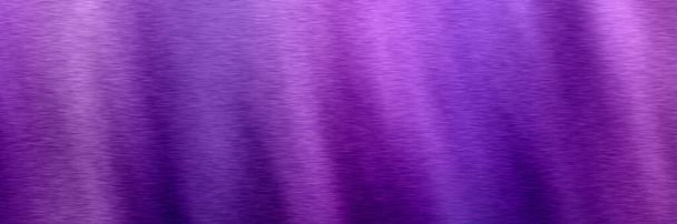 Film métal violet brillant de luxe, texture holographique avec dégradé irisé abstrait - Photo, image