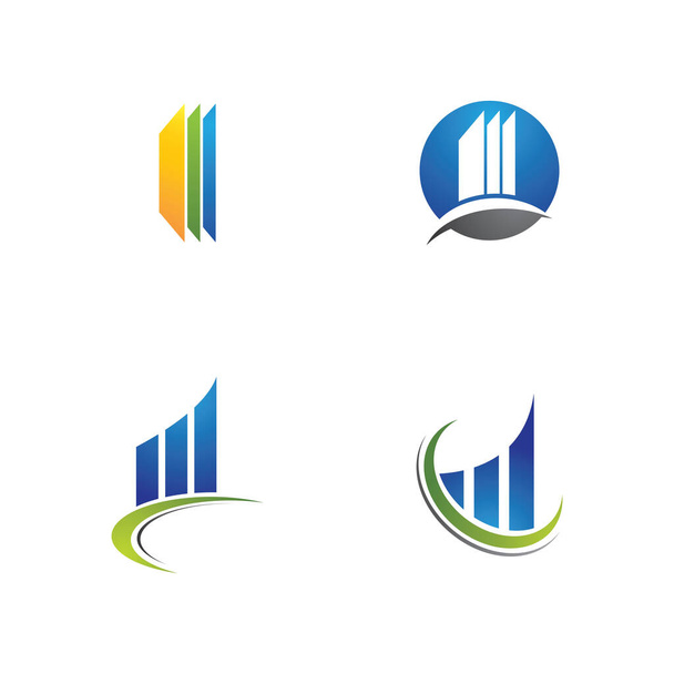  Finanzas Logo plantilla vector icono diseño - Vector, imagen