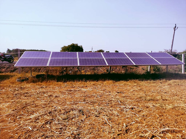 Solární panely Indie - Fotografie, Obrázek