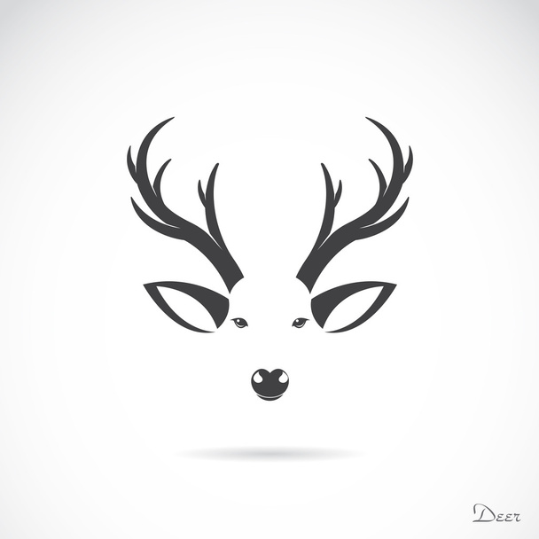 鹿の頭のベクトル画像  - ベクター画像