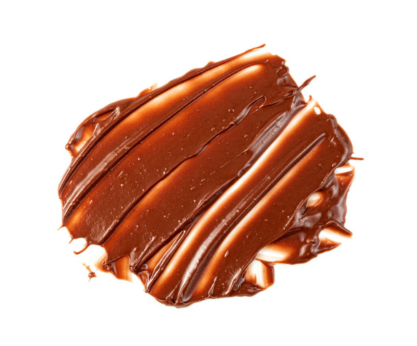 Chocolate extendido aislado sobre fondo blanco - Foto, Imagen