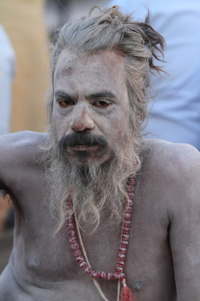 Svatá Sádhu v varanasi Indie - Fotografie, Obrázek
