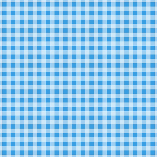 синий цвет квадратный Gingham шаблон фона - Вектор,изображение