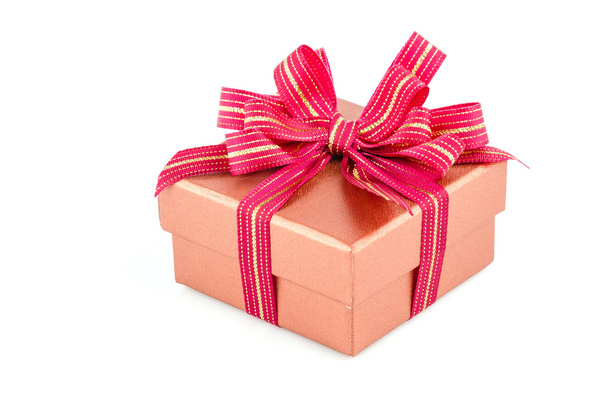 Geschenk-Box isoliert weißen Hintergrund - Foto, Bild