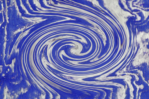colorful spiral in blue and white - 写真・画像