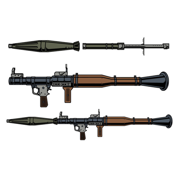 design vector rpg 7, with separate granads that can be used as one or its own - Vektor, obrázek