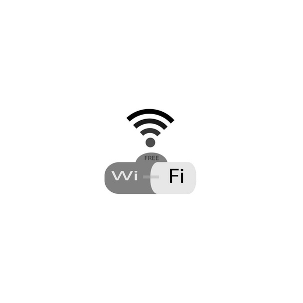 Концепция дизайна Wi-Fi и сигнальных иконок - Вектор,изображение