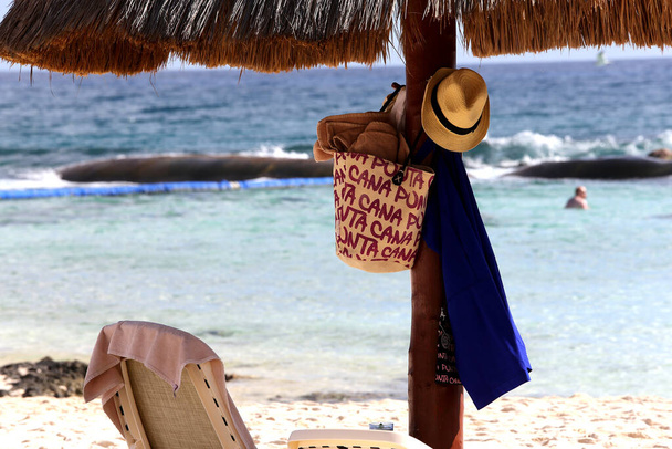 spiaggia sull'oceano Atlantico a Cancun, Riviera Maya, Messico - Foto, immagini