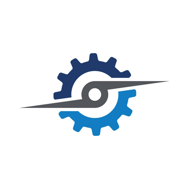 Gear logo modello vettoriale icona illustrazione design - Vettoriali, immagini