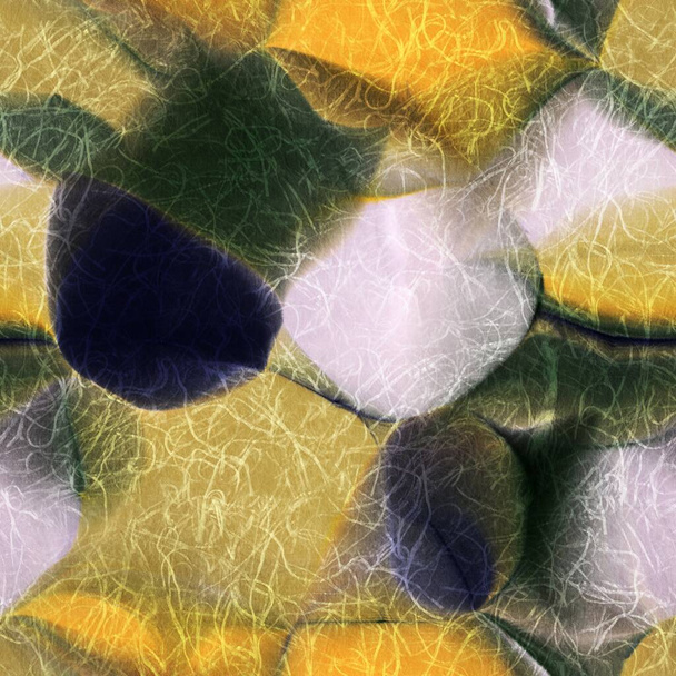 Naadloze abstracte blobs van kleur papier textuur - Foto, afbeelding