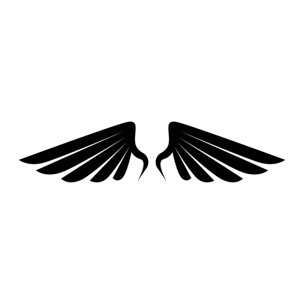 Falcon wing Logo Template Vektor Illustration Design - Vektor, Bild