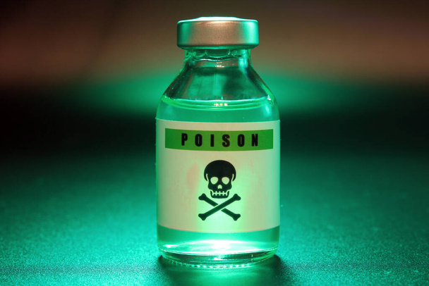 Poison bottle with a skull - Photo, Image