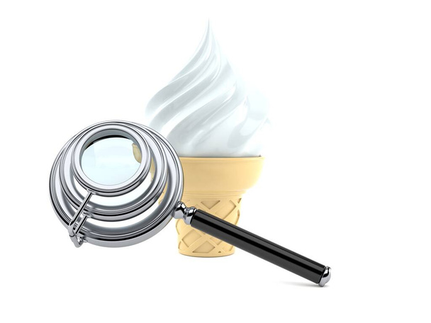 Морозиво зі збільшувальним склом
 - Фото, зображення