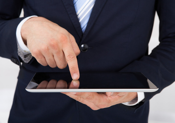 Businessman with Digital Tablet - Zdjęcie, obraz