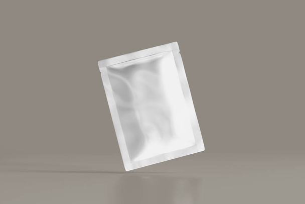  Sachet de papel de aluminio Paquete de renderizado 3D - Foto, Imagen