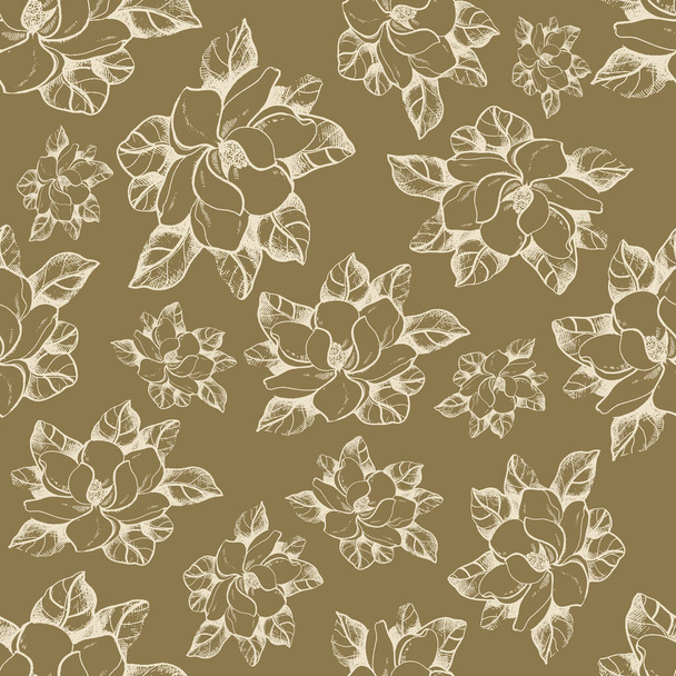 Botanisch patroon. Ontwerp voor papier, cover, stof, home decor. Patroon voor jurken, shirts.  - Foto, afbeelding