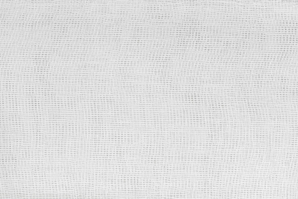 Tło Tekstura białego bandaża medycznego. tekstura serowo-ecloth - Zdjęcie, obraz