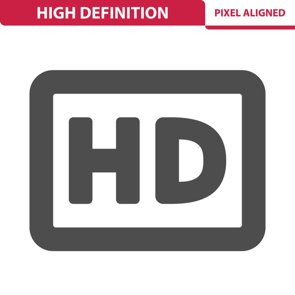 Високе визначення, HD Icon - Вектор, зображення
