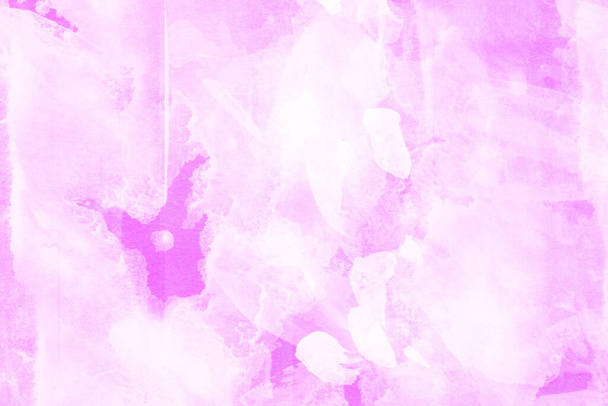 abstraktes rosafarbenes Aquarell-Design waschen aquamalerte Textur aus nächster Nähe. Minimalistischer und luxuriöser Hintergrund. - Foto, Bild