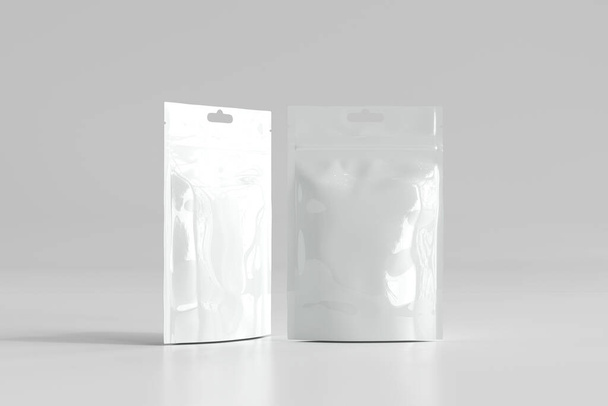 Envasado de productos de lámina 3D renderizado - Foto, Imagen