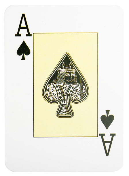 Ass-Pokerkarte - Foto, Bild
