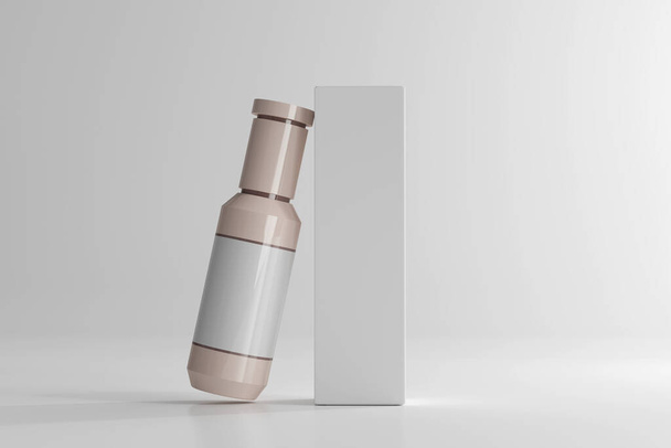 Ізольована косметична пляшка 3D рендерингу
 - Фото, зображення